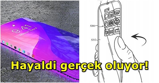 Apple, Tamamı Camdan Oluşan ve Hem Arka Hem de Ön Yüzünde Ekran Olan iPhone Patenti Aldı