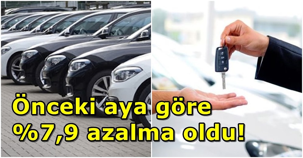 TÜİK Verilerine Göre Trafiğe Kaydı Yapılan Araç Sayısında Sert Bir Düşüş Yaşandı