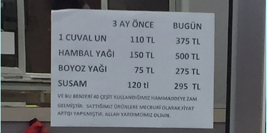 Ürünlerine Neden Zam Yapmak Zorunda Kaldığını Müşterileriyle Kalem Kalem Paylaşan İzmirli Börekçi
