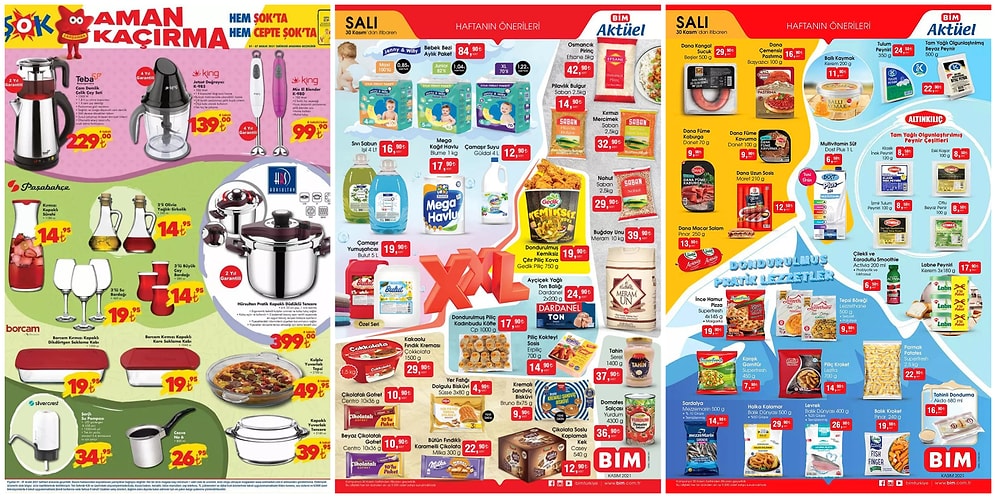 30 Kasım - 3 Aralık BİM Aktüel İndirim Kataloğu