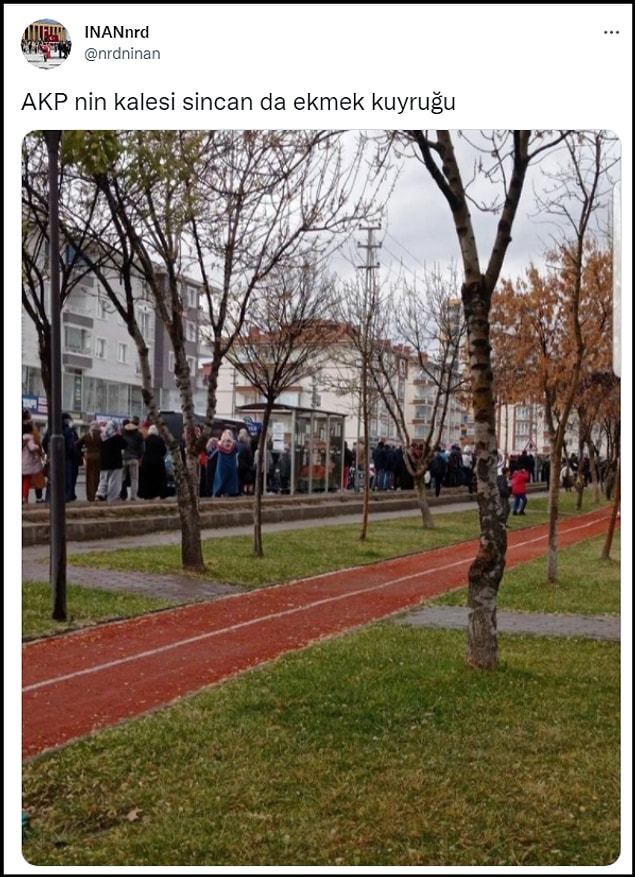 Oluşan kuyruk bir başka Twitter kullanıcısı tarafından da görüntülendi 👇