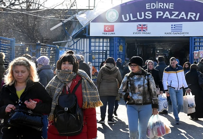 1 Leva 7 Lira Olunca: Edirne'ye Sadece Alışveriş İçin 1 Milyon Bulgar Geldi