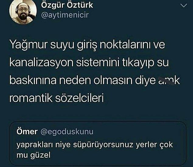 Bir şey söylemeden ya da laf sokmadan daha doğrusu laf soktuğunu sanmadan önce 2 kez düşünmek gerekir...