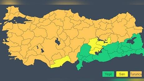 Meteoroloji Bugün Güneydoğu Anadolu Hariç Tüm Türkiye İçin Turuncu Uyarı Yayınladı