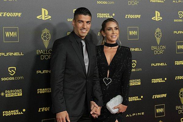 5. Luis Suarez ve eşi Sofia Balbi
