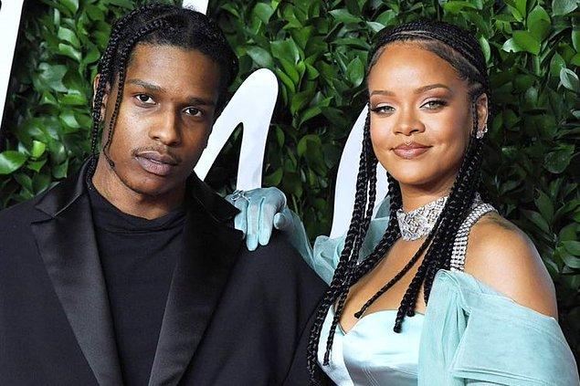 Uzun bir süredir kendisi gibi ünlü olan rapçi A$AP Rocky ile birlikteydi Rihanna.
