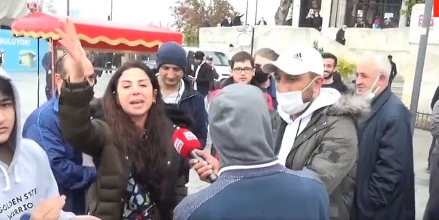 Kanal Dünya isimli sokak röportajında, ekonomi kötü diyen vatandaşlarla ekonomi iyi diyenler birbirine girdi.