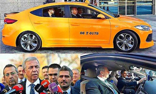 1. Mansur Yavaş, Ankara'da akıllı taksi sistemine geçildiğini duyurdu.