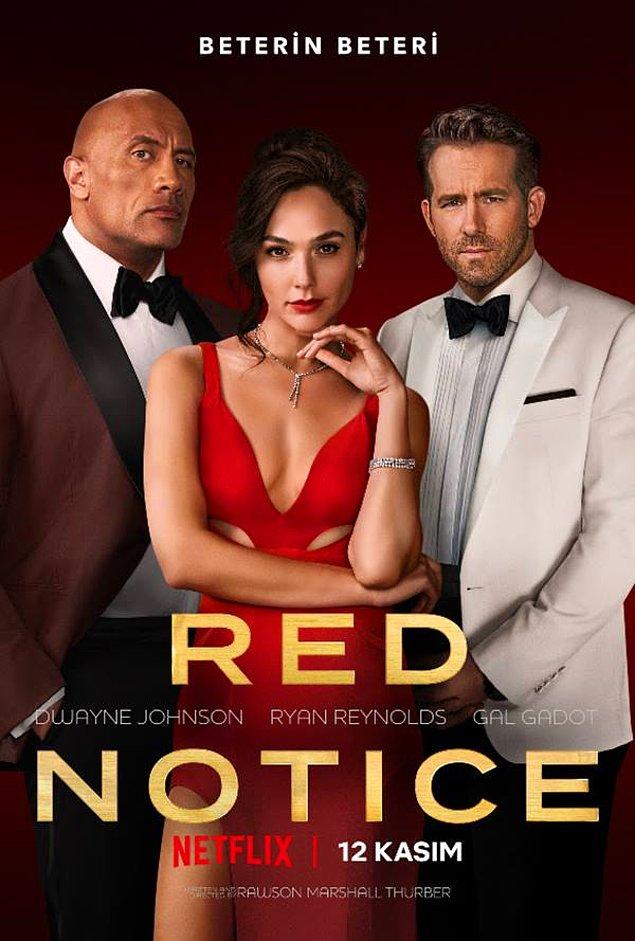 Netflix'in Kasım ayında gösterime giren filmi Red Notice birçok izleyicinin beğenisini kazanmış durumda.