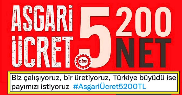 Biraz da Halkın 'Türkiye Büyüdüyse Payımızı İstiyoruz' Diyerek Neden #AsgariÜcret5200TL Dediğini Konuşalım!