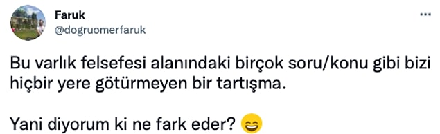 Hiçbir şey değişmiyor sonuçta.