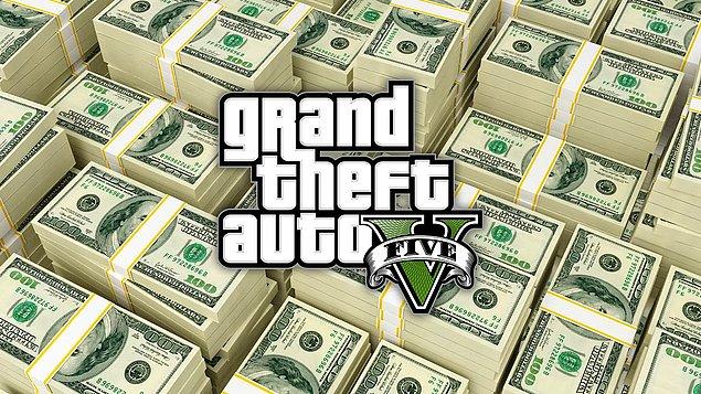 7. GTA 5 üç günde 1 milyar dolar kazandı.