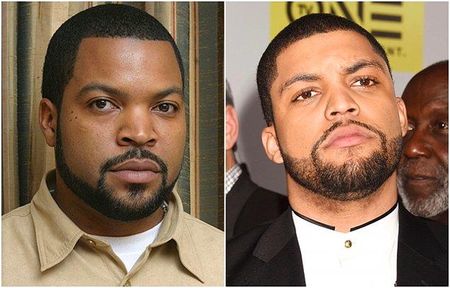 5. Ice Cube'un gençliği ve oğlu O'Shea Jackson.