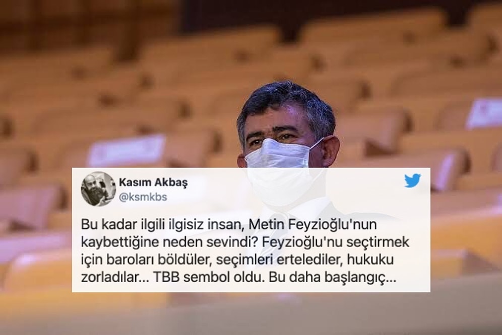 TBB'de Başkanlık Seçimini Kaybeden Metin Feyzioğlu Sosyal Medyanın Gündeminde