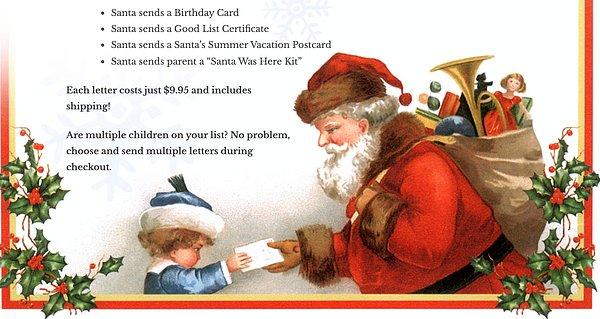 9. Santa Mail: Noel Baba'dan mektup