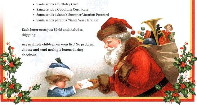 9. Santa Mail: Noel Baba'dan mektup