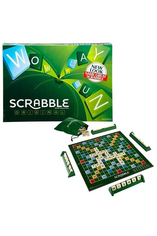 Kitaplardan çalışmaktan sıkıldığınızda arkadaşlarınızla Scrabble oynayarak İngilizce bilginizi konuşturun.