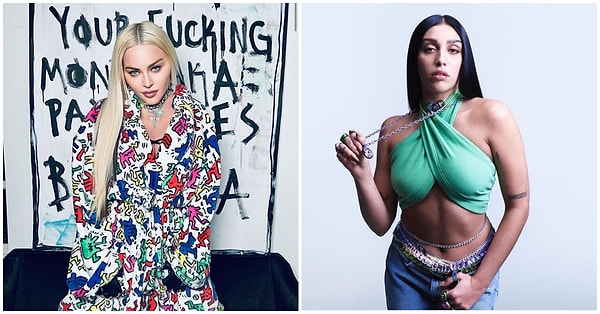 5. Popun kraliçesi olarak bilinen Madonna ve kızı Lourdes Leon.