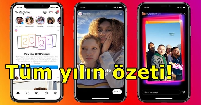 Tüm Yıl Neler Yaptık? Instagram, 2021 Yılının Özeti Olan Playback Özelliğini Kullanıma Sundu