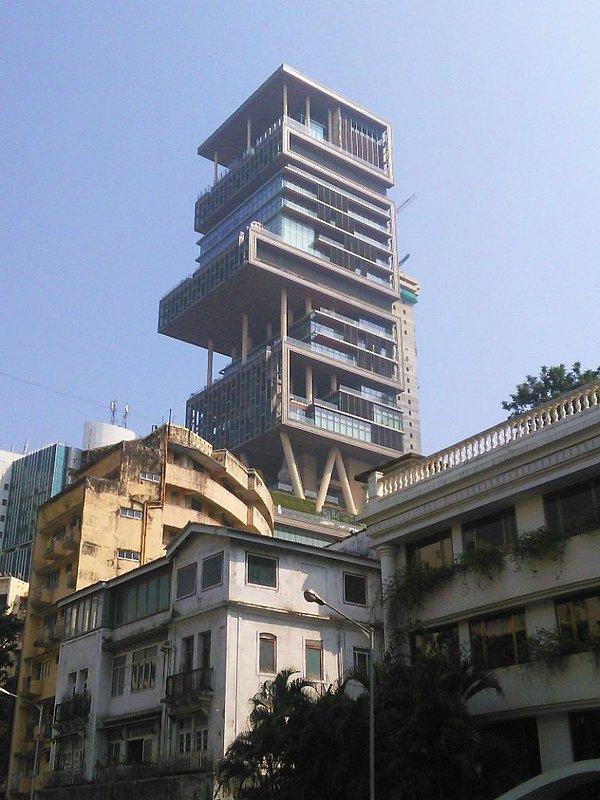 15. Mumbai'nin en pahalı evi olan bu yerin değeri yaklaşık 1 milyar dolar: