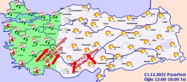 meteorolojiden kuvvetli yagis uyarisi istanbul ankara ve izmir de hava nasil olacak