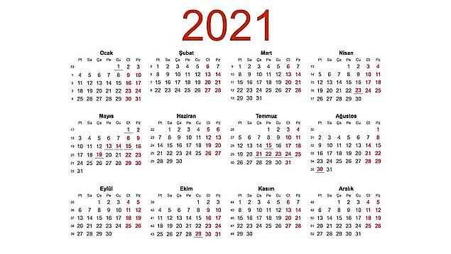2022'de Hangi Günler Resmi Tatil?