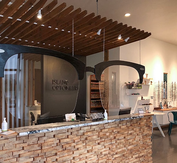 3. «Защитные очки», которые я сделал для кабинета оптометрии моей жены