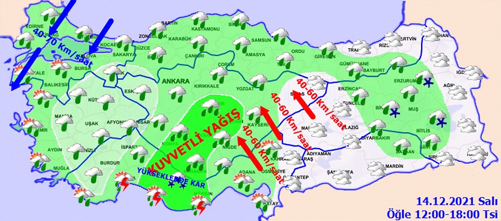 Meteorolojiden Fırtına Uyarısı: Bugün Yağmur Yağacak mı?