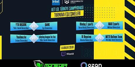 Intel University Esports League of Legends Türkiye Şampiyonası, 2. Gün Karşılaşmaları İle Devam Ediyor!