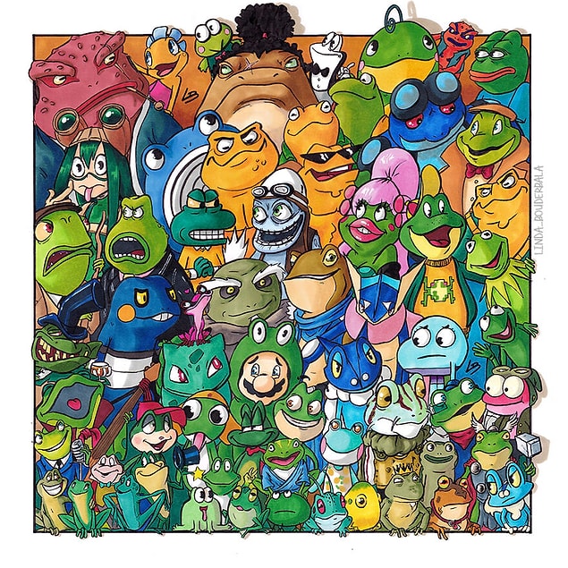 Художница отсортировала животных из мультфильмов по видам