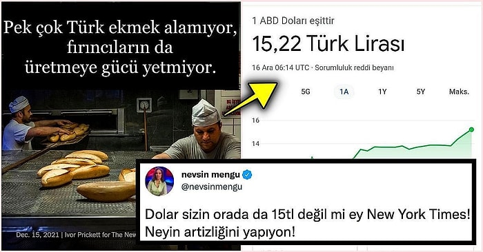 'Türkler Ekmek Üretemiyor, Vatandaş da Zaten Alamıyor' Diyen The New York Times'a Gelen Haklı Serzenişler