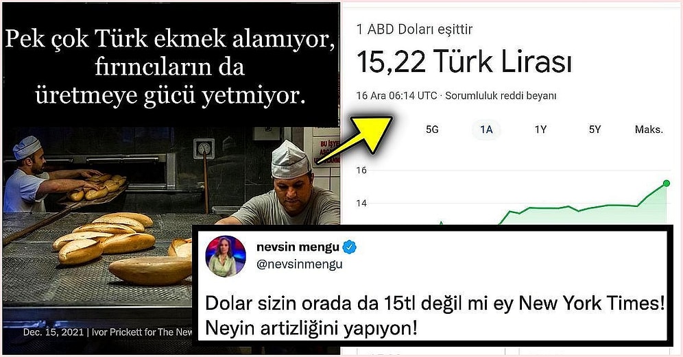'Türkler Ekmek Üretemiyor, Vatandaş da Zaten Alamıyor' Diyen The New York Times'a Gelen Haklı Serzenişler