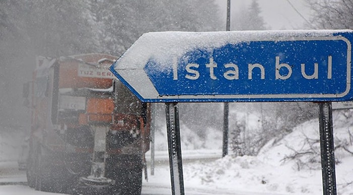 Meteoroloji'den İstanbullulara Kar Uyarısı