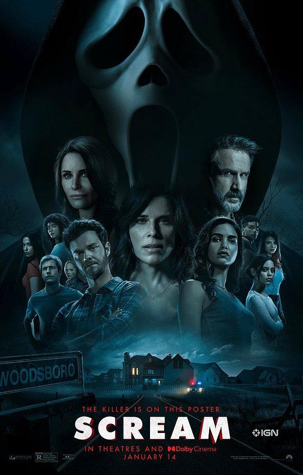 6. Yeni Scream filminin afişi yayınlandı.