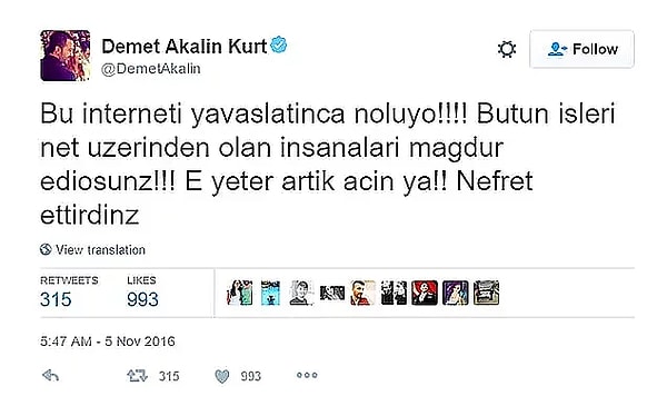 Biliyorsunuz ki, tüm eleştirilere rağmen sürekli yazım yanlışı yapıyor kendisi.