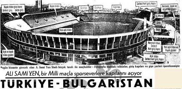 11. 1964 yılında İstanbul Ali Sami Yen Stadyumu'nun açılışında izdiham sonucu açık tribünlerden birinin demir parmaklıkları parçalandı ve maalesef ki 83 kişi yaralandı.