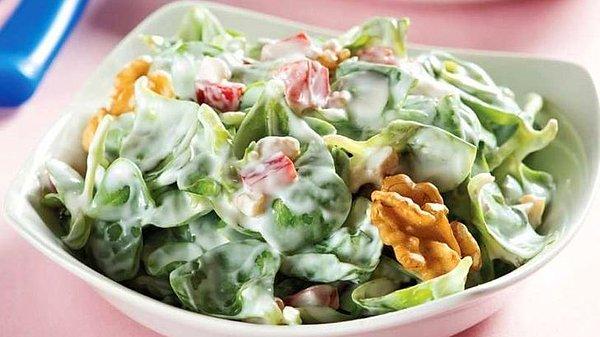 7. Yoğurtlu Semiz Otu Salatası
