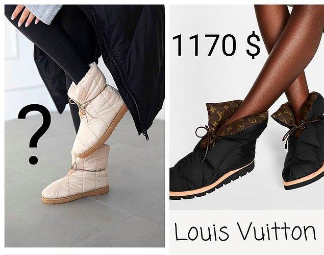 3. Pillow bot yani yastık bot olarak geçen Louis Vuitton botların muadilleri de her yerde.