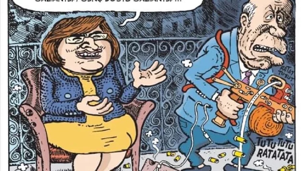 Leman Dergisinden Olay Yaratan Kapak! Muharrem Sarıkaya ve Fatma Şahin'i Karikatürize Ettiler...