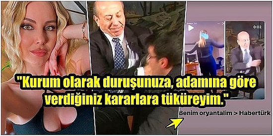Hande Sarıoğlu, Çalışanına Tokat Atan HaberTürk Yazarı Muharrem Sarıkaya'ya ve Kanala Demediğini Bırakmadı!