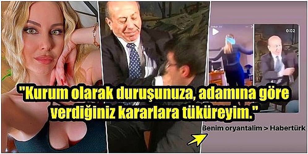 Hande Sarıoğlu, Çalışanına Tokat Atan HaberTürk Yazarı Muharrem Sarıkaya'ya ve Kanala Demediğini Bırakmadı!