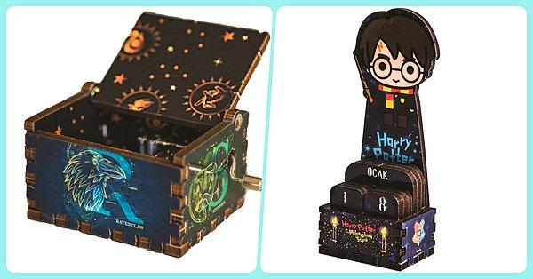 2. Potterhead arkadaşınız için alabileceğiniz Harry Potter Müzik Kutusu veya Harry Potter Biblo Sonsuz Takvim;