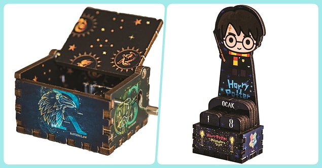 2. Potterhead arkadaşınız için alabileceğiniz Harry Potter Müzik Kutusu veya Harry Potter Biblo Sonsuz Takvim;