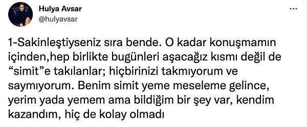 Ve Hülya Avşar, tepki çeken 'simit yeme' konuşmasıyla ilgili ilk açıklamayı nihayet yaptı!