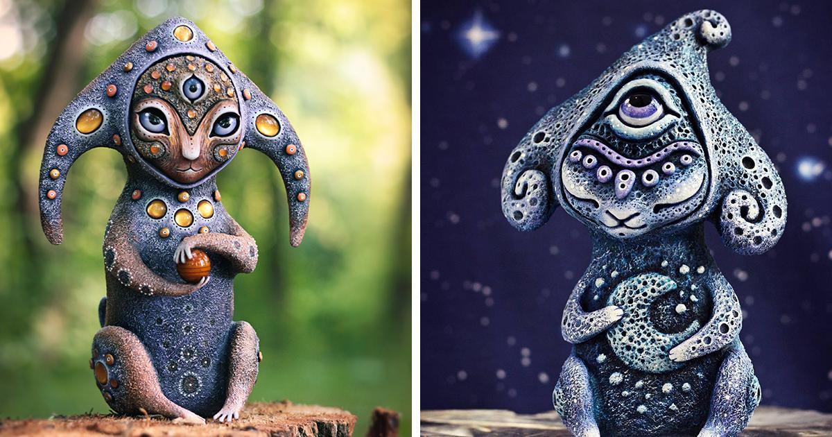 15 работ от девушки из Украины, которая создает фантастических существ под названием "Зябры"
