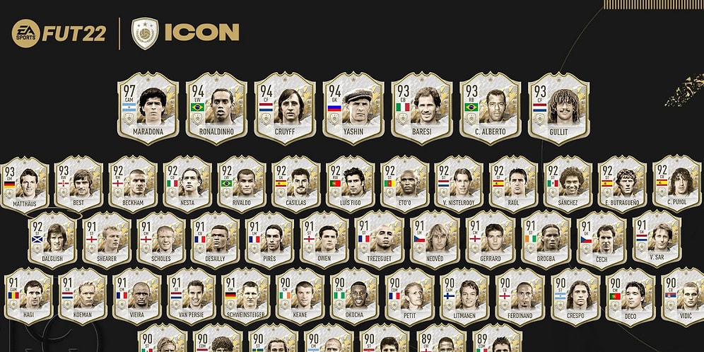 FIFA 22'ye 2. Prime Iconlar Geldi: Maradona, Ronaldinho ve Geriye Kalan Efsaneler!