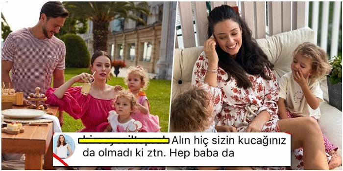 Oyuncu Pelin Akil, İkiz Kızları Alin ve Lina'yı Ayırdığını Söyleyen Bir Takipçisini İfşa Ederek Fena Patladı!