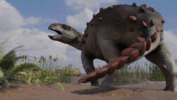 10. Ankylosaurus’un topuza benzeyen bir kuyruğu vardı.