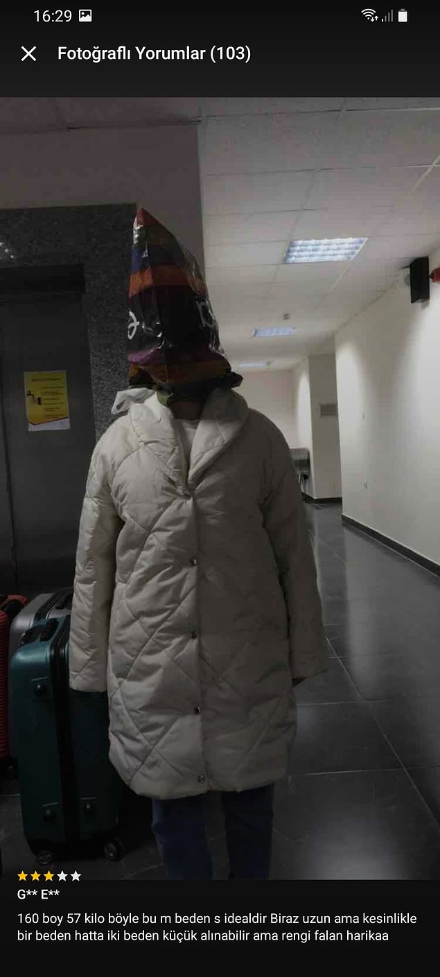 6. Gelmiş geçmiş en iyi fotoğraflı ürün yorumu olabilir. 🤣
