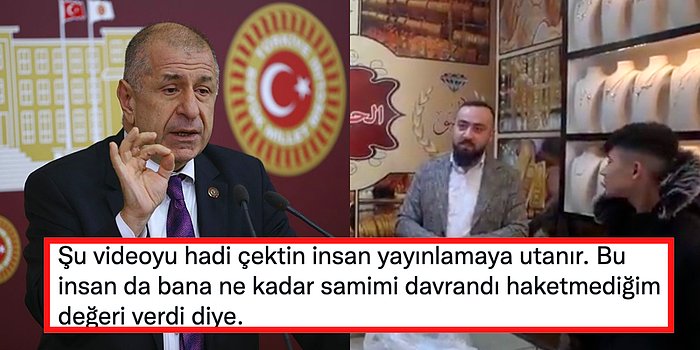 Suriyeli Kuyumcunun Dükkanına Girip Kimlik ve Ruhsat Denetimi Yapan Ümit Özdağ'ın Tepki Çeken Paylaşımı